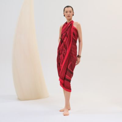 ビーチタオル 《マイヨン・マラン》 - ピンク | Hermès