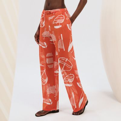 "Thalassa Tattoo" beach pants