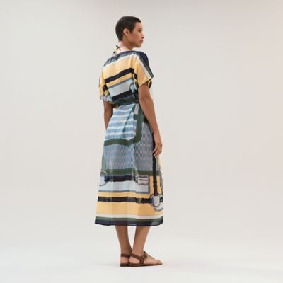 美品　HERMESエルメス　カフタン ポンチョ　ビーチ　ロング　サマードレス ロング - ホーム バスルーム&ビーチ | エルメス | Hermès