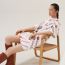 "Coaching Remix" loose fit dress, blanc naturel, no stock