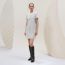 "Bolduc au Carre" straight dress, blanc cassé, no stock