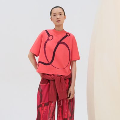 HERMES マキシTシャツ Coaching Remix Coaching Remix