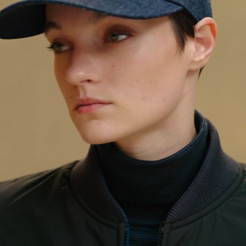 リバーシブル・ブルゾン - ブルー | Hermès - エルメス-公式サイト