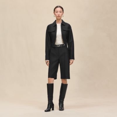 Tシャツ 《カルトゥッシュ》 - ブラック | Hermès - エルメス-公式サイト