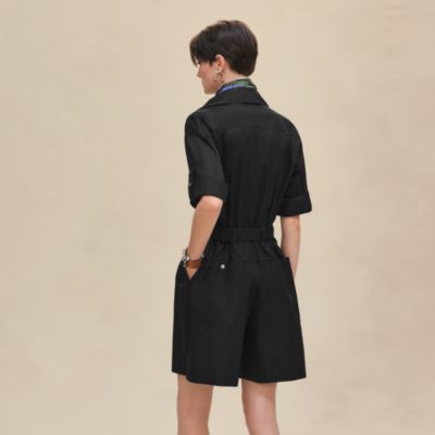 希少!未使用品　HERMÉSエルメス　パジャマパンツ/シルク100%/黒/34 希少!未使用品 HERMÉSエルメス パジャマパンツ/シルク100%/黒/34