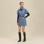 Minikleid mit "Candy Libris"-Print, bleu denim, nicht verfügbar