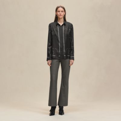 エルメス ブラック　無長袖カットソー エルメス ブラック 無長袖カットソー