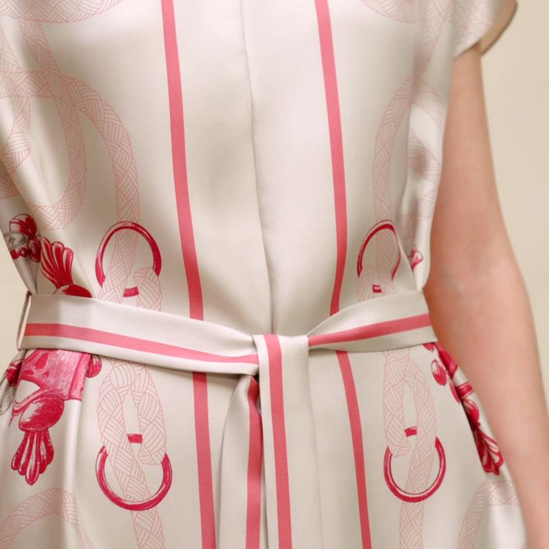◆パリ風スタイル◆HERMES◆コットンTシャツ Cartouche Palefroi Palefroi Remix
