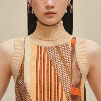 1度着用 HERMES 23春夏 ランウェイアイテム タンクトップ L 1度着用 HERMES