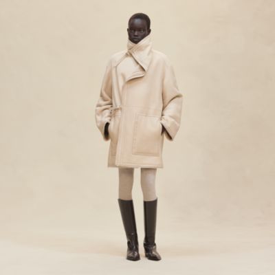 ジップアップ・デニムジャケット - ブラック | Hermès - エルメス-公式