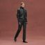 Short bomber jacket, gris ardoise