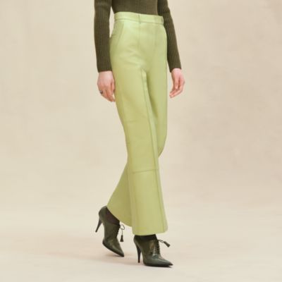 極美品☆ HERMES エルメス ガウチョパンツ ハーフワイドパンツ 極美品☆ HERMES エルメス ガウチョパンツ ハーフワイドパンツ