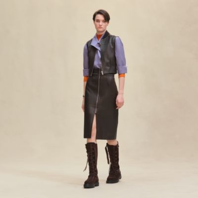 ミニスカート - ブラック | Hermès - エルメス-公式サイト