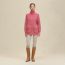 Wool knit jacket, rose sorbet, no stock