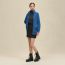 Blouson mit Lederdetails, bleu Payne, nicht verfügbar