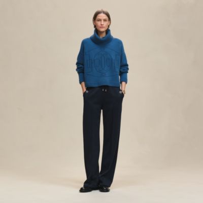 ロングスリーブニット - ブルー | Hermès - エルメス-公式サイト