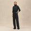 Cashmere long-sleeve sweater, gris volcanique