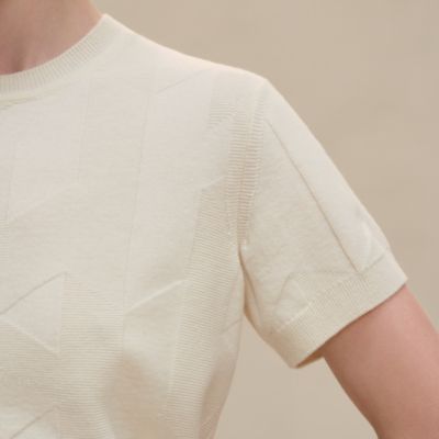 新品未使用エルメス24秋冬新作ショートスリーブニット 《馬銜》 刺繍入り40 HERMÈS | HOUYHNHNM（フイナム）