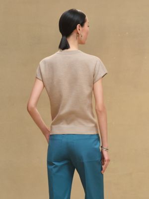 Short-sleeve sweater, View: Worn, worn, view 4 of 7