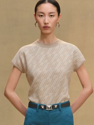Short-sleeve sweater, View: Worn, worn, view 6 of 7
