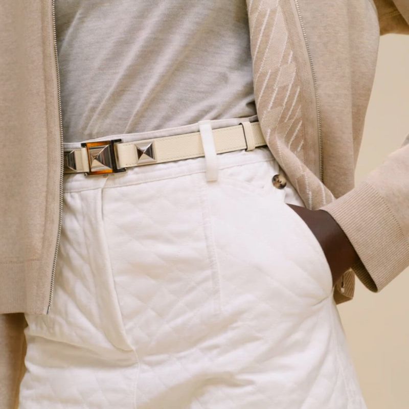 HERMES リバーシブル スカーフ柄カーディガン org.jpg