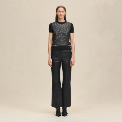 エルメス　ツイルレーヌ　ニット36 HERMES エルメス 半袖ニット ショートスリーブニット 36