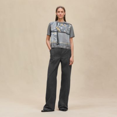 セール❣️HERMESロングスリーブニットシェーヌ・ダンクル　ブルー・ノワール34 セール❣️HERMESロングスリーブニットシェーヌ・ダンクル ブルー