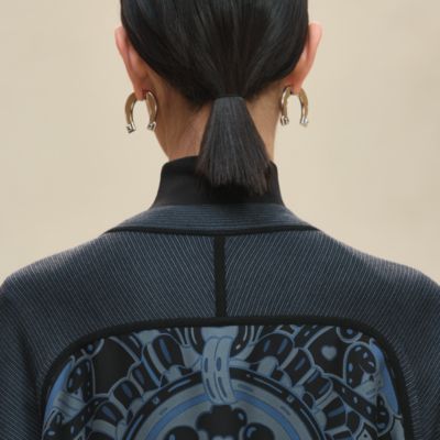 HERMES 2025SS ベージュ ジップアップジャケット Kno.M HERMES