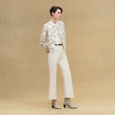 じゅりさん HERMES エルメス 刺繍 コート 2021SS カシミヤ じゅりさん HERMES エルメス 刺繍 コート 2021SS カシミヤ