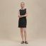 "Palefroi Remix" sleeveless dress, gris charbon, no stock