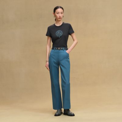 エレガント♪【HERMES】ボヘミアン モザイク ショートドレス 25新作 エルメス モザイク ボヘミアン ショートドレス コットン