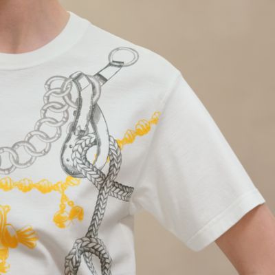 【目を惹くデザイン♪】HERMES Tシャツ Palefroi Remix Palefroi Remix