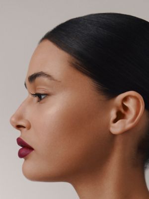 Matte lipstick, Pourpre Figue, View: Worn, worn, view 6 of 7