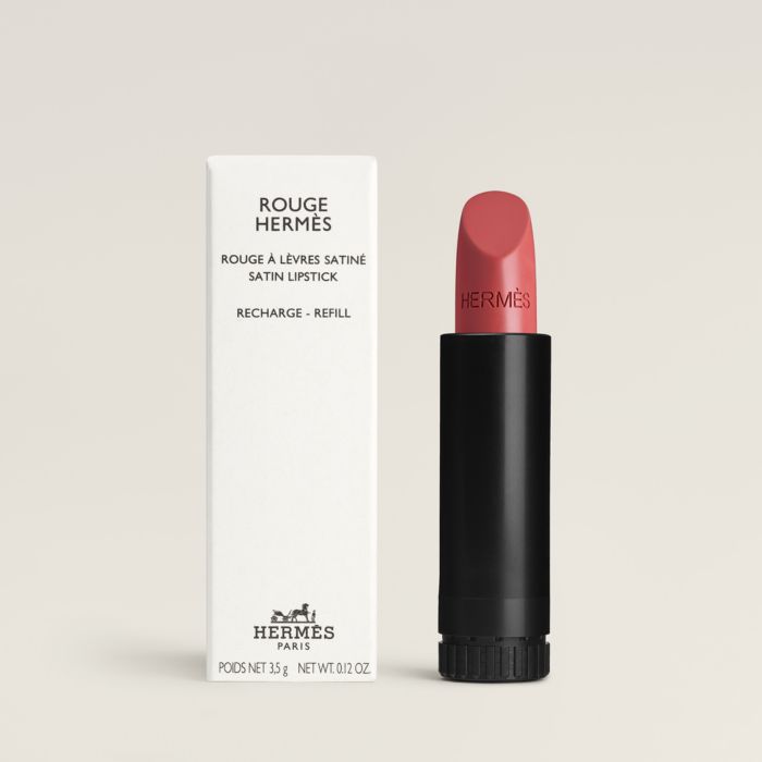 Hermes Rouge Satin Lipstick - #18 Rose Encens (Satine) 3.5g/0.12oz