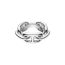 Regate scarf 90 ring, palladium, no stock