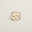 H en Rond scarf 90 ring, permabrass