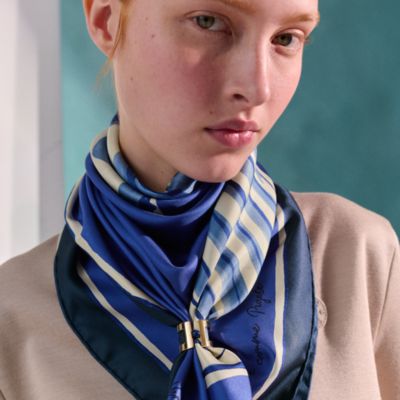 H Perle scarf ring