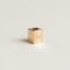 Cube Totem Twilly ring, permabrass, no stock