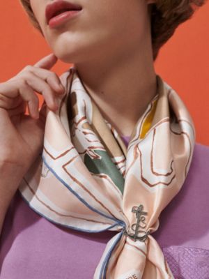 Ancre Marine scarf 70 ring, View: Worn, worn, view 2 of 2