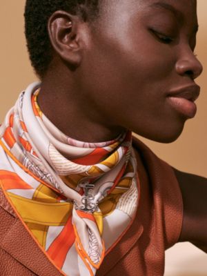 Ancre Marine scarf 70 ring, View: Worn, worn, view 2 of 2