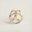 Trio scarf ring, tricolore, no stock