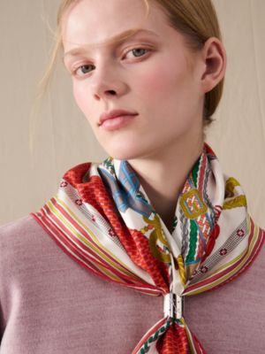 Parthenon scarf ring, View: Worn, worn, view 2 of 2