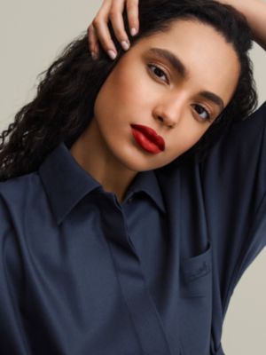 Matter Lippenstift in limitierter Edition, Rouge Cinabre, Ansicht: Getragene Ansicht, worn, Ansicht 7 von 9