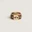 Fermoir Cloute scarf ring, tabac/permabrass, We will notify you when this product is back in stock