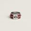 Fermoir Cloute scarf ring, rouge H/palladié, We will notify you when this product is back in stock