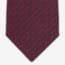 Cravate Wave H, bordeaux foncé/prune