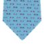 Mood Tie tie, bleu denim/kaki/gris foncé