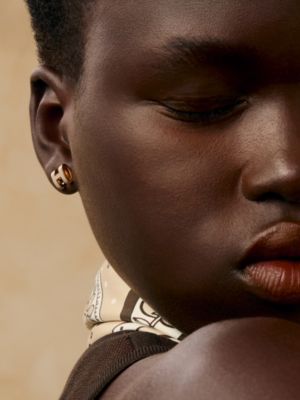 Mini Pop H earrings, View: Worn, worn, view 2 of 3
