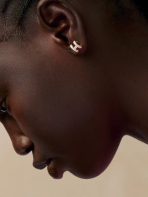 Mini Pop H earrings, View: Worn, worn, view 2 of 2