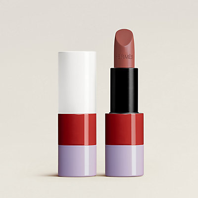 Rouge Hermès, Seidig glänzender Lippenstift, limitierte Kollektion, Brun Sunset
